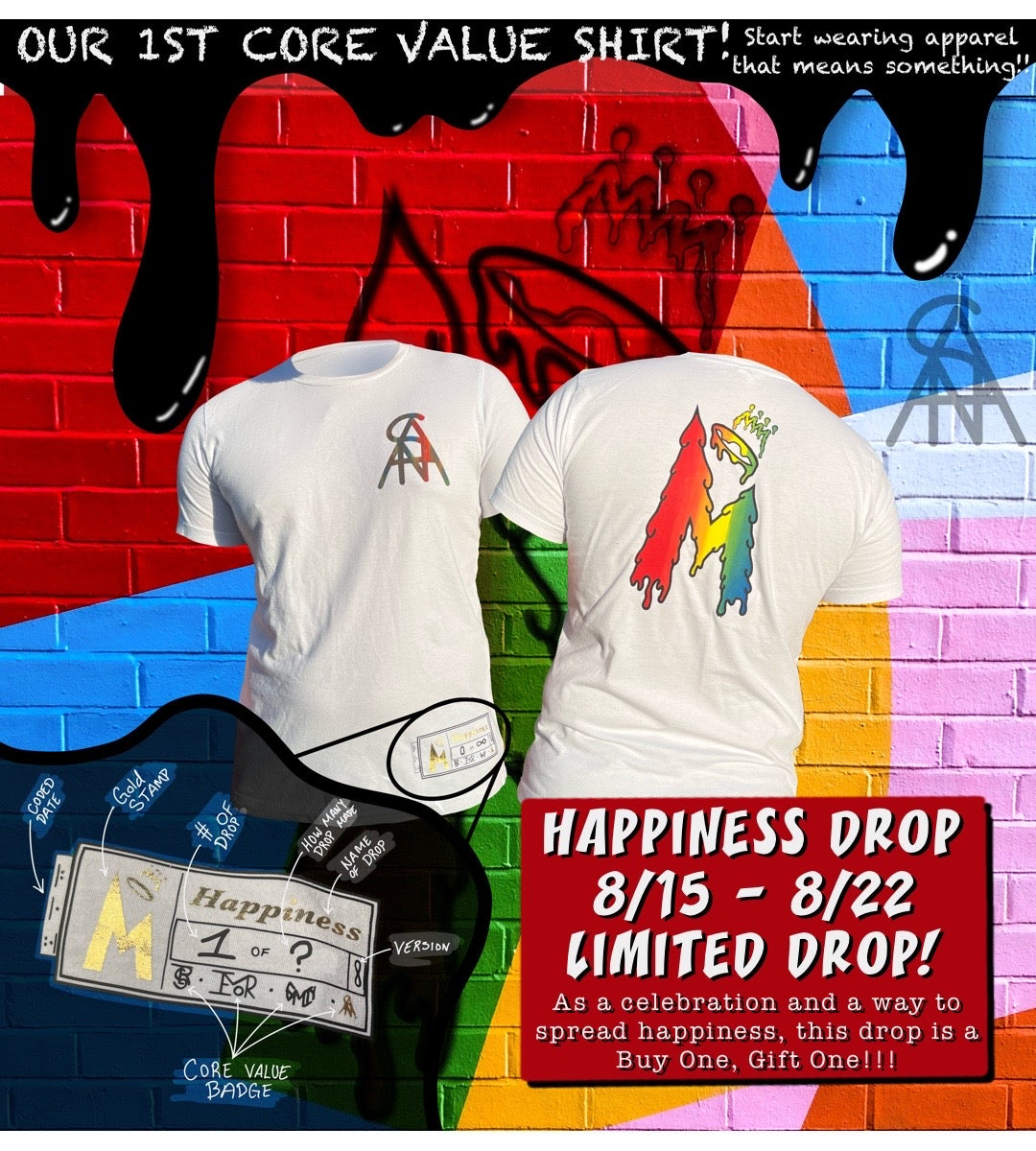 DROP: Happiness Drop (Our First Drop)